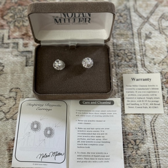 Nolan Miller Jewelry - Nolan Miller Glamour Collection Baguette Earrings